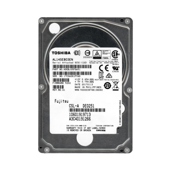 DYSK FUJITSU A3C40191266 300GB 10k 12Gbps 2.5" AL14SEB03EN