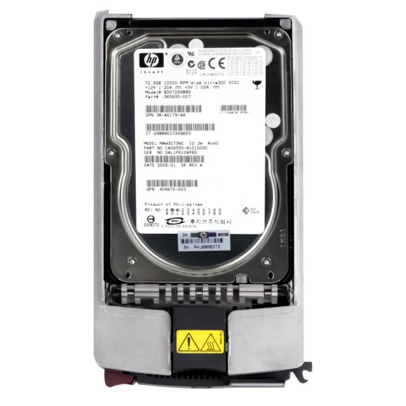 HP 365695-007 73GB 10K 8MB SCSI U320 3.5'' BD07289BB8