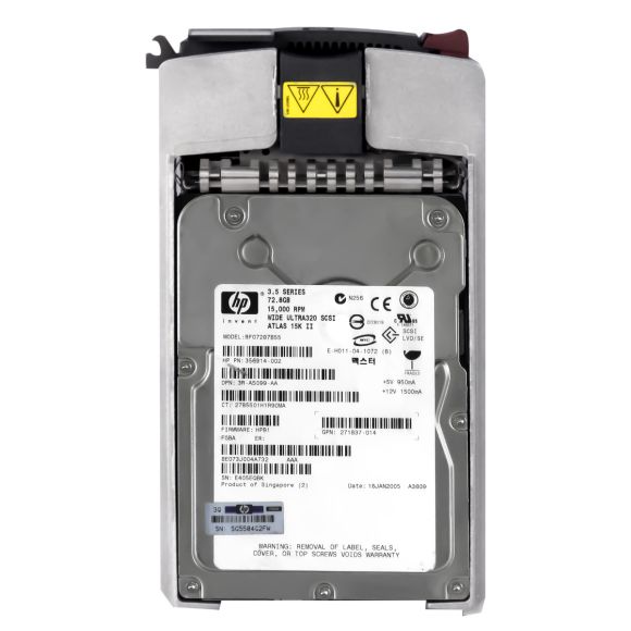 HP 356914-002 73GB SCSI U320 15K 8MB 3.5'' BF07287B55