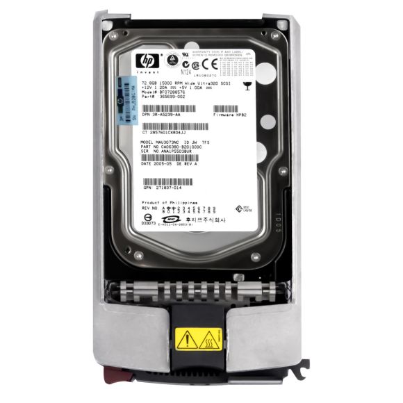 HP 365699-002 73GB 15K 8MB SCSI U320 3.5'' BF07288576