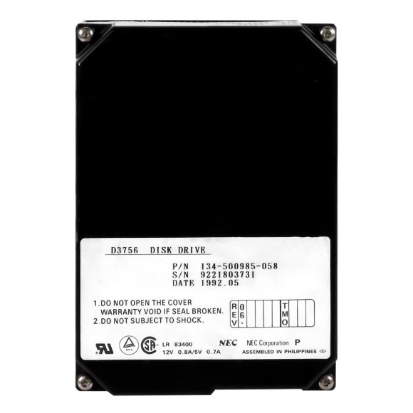 NEC 134-500985-058 105MB 3.4K ATA 3.5'' D3756