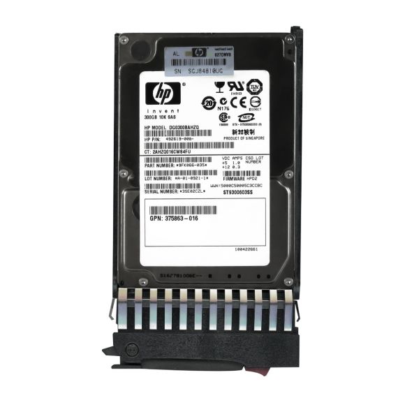 HP 507284-001 300GB 10K 16MB SAS-2 2.5'' DG0300BAHZQ