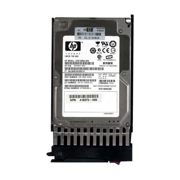 HP 504064-003 512744-001 146GB 15K 16MB SAS 2.5'' DH0146BALWN