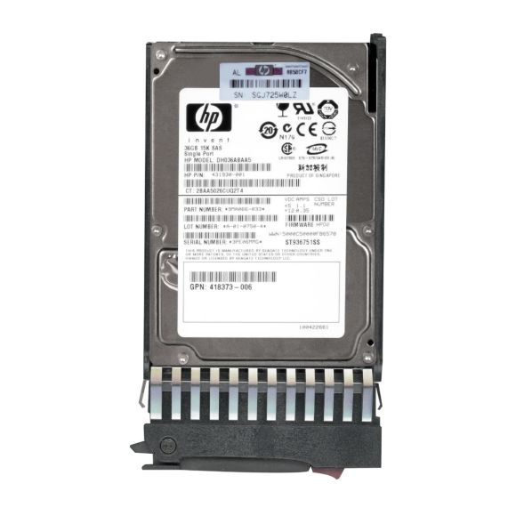 HP DH036ABAA5 36GB 432322-001 15K 2.5" SAS