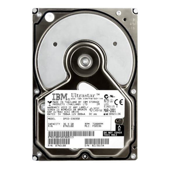 IBM DPSS-336950 36GB 68-PIN 7.2k rpm