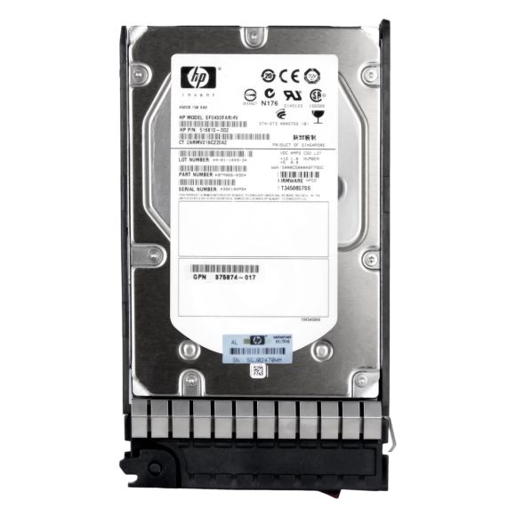 HP EF0450FARMV 450GB 3.5" LFF 6G SAS 15K 516810-002