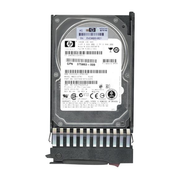 HP 518011-001 146GB 10K 16MB SAS-2 2.5'' EG0146FARTR