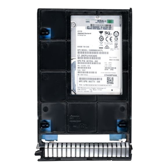 HP 867254-002 600GB 15K 256MB SAS-3 3.5'' EH000600JWCPL