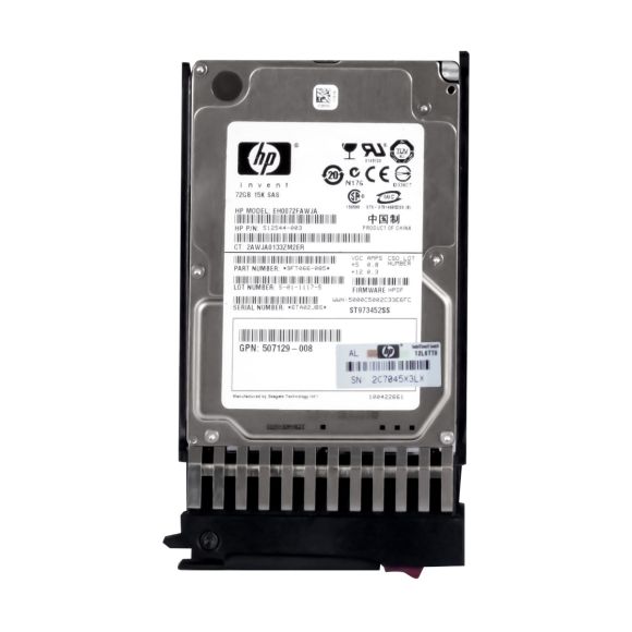 HP 512544-003 72GB SAS-2 15K 16MB 2.5'' EH0072FAWJA