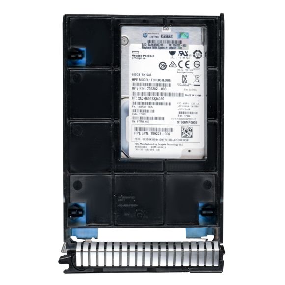 HP 759202-003 765867-001 600GB 15K 128MB SAS-3 3.5'' EH0600JEDHE