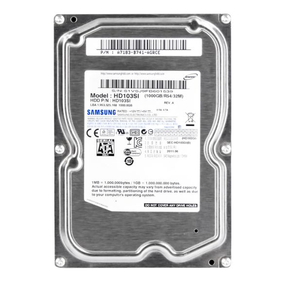 SAMSUNG HD103SI 1TB SATA 32MB 5400RPM 3.5''