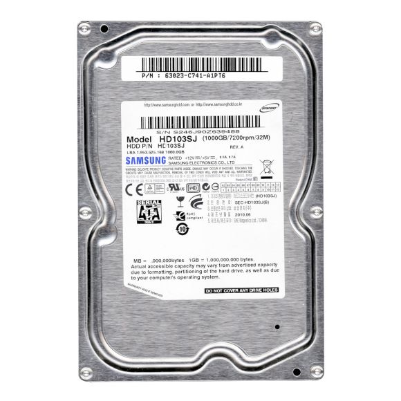 SAMSUNG HD103SJ 1000GB SATA II 7200RPM 3.5''