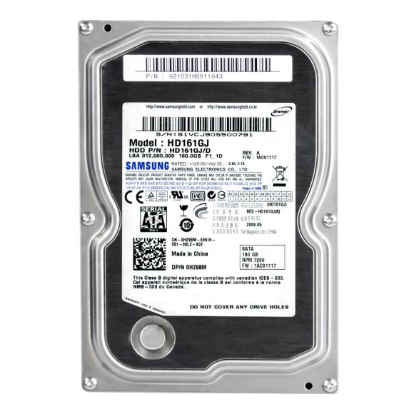 SAMSUNG HD161GJ 160GB SATA II 7200RPM 3.5''