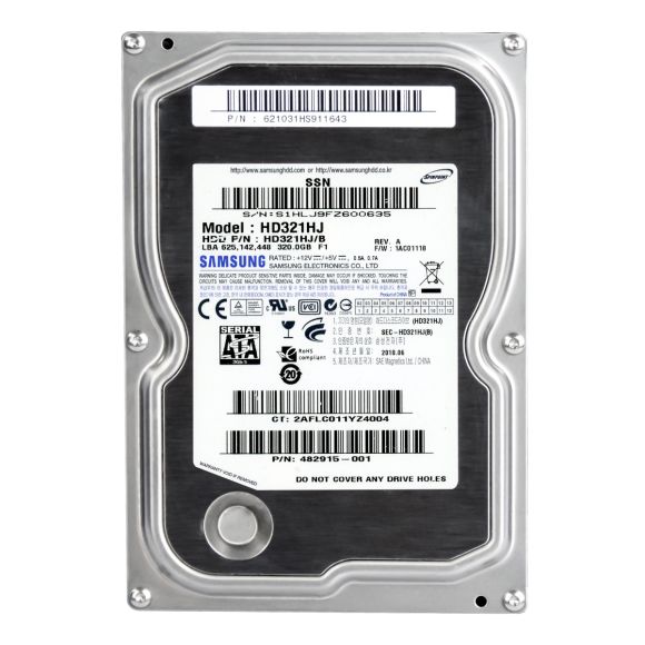 SAMSUNG SpinPoint F1 320GB 7.2k 8MB SATA II 3.5'' HD321HJ