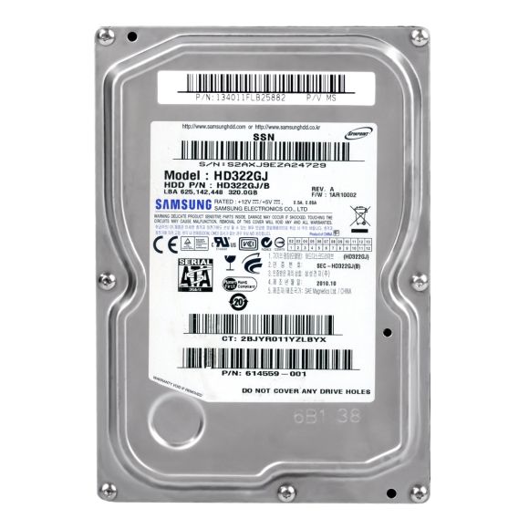 SAMSUNG SpinPoint F4 320GB 7.2K 16MB SATA II 3.5'' HD322GJ