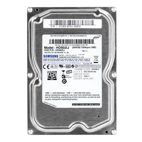 SAMSUNG HD502IJ 500GB SATA II 7200RPM 3.5''