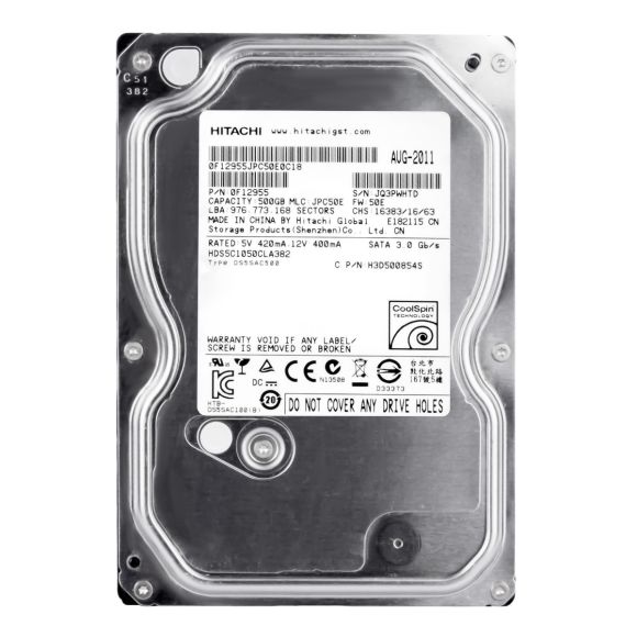 HITACHI DeskStar 5K1000 500GB 5.7K 8MB SATA II 3.5'' HDS5C1050CLA382