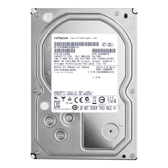 HITACHI DeskStar 7K3000 3TB 7.2K 64MB SATA III 3.5'' HDS723030ALA640