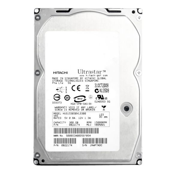 HITACHI UltraStar 15K300 300GB 15K 16MB SAS-1 3.5'' HUS153030VLS300