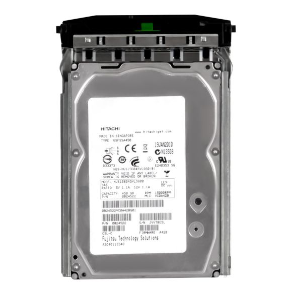 FUJITSU A3C40113548 450GB SAS 15k HUS156045VLS600