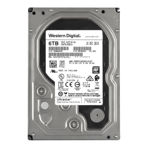 WD UltraStar 7K6 6TB 7.2K 256MB SATA III 3.5'' HUS726T6TALE6L1