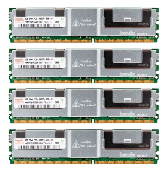 HYNIX 4 x 4GB DDR2 667MHz HYMP151F72CP4N3-Y5 AC-C