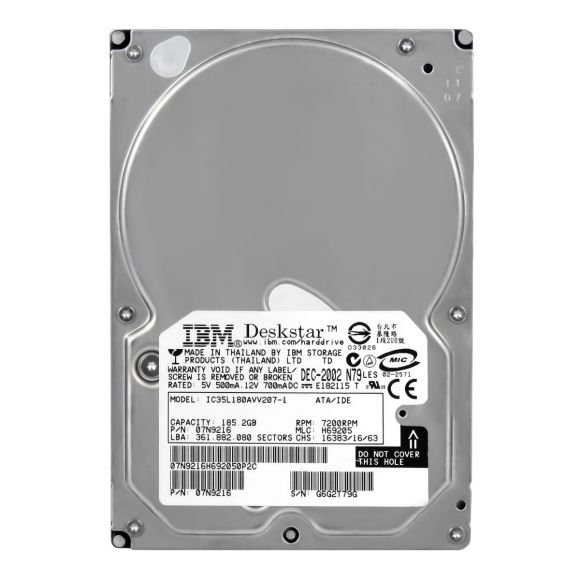 IBM 07N9216 7200RPM  ATA100 8MB 