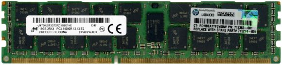 HP 712383-081 16GB DDR3 1866MHz REG ECC MT36JSF2G72PZ-1G9E1HE