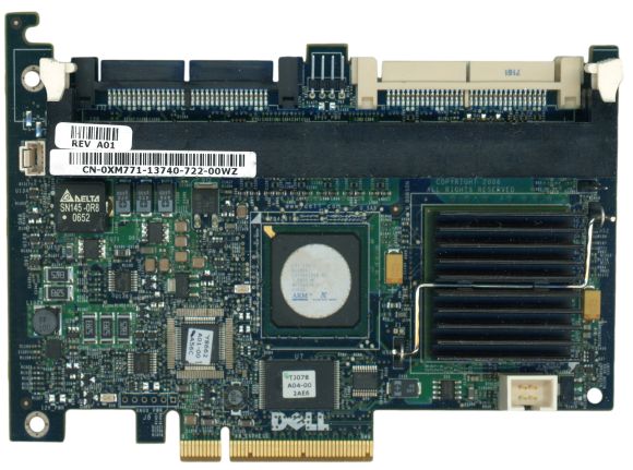 DELL 0XM771 PERC 5i SAS RAID PCIe x8