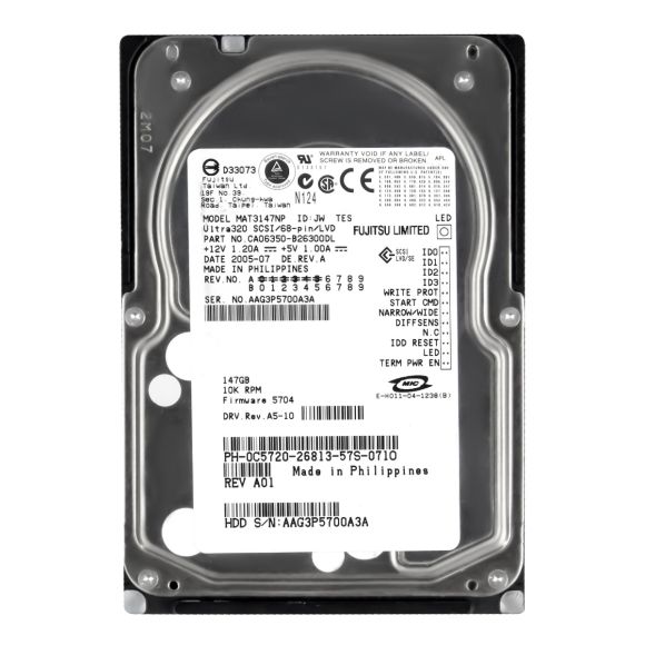 DELL 0C5720 147 GB SCSI 10.000 RPM 3.5 8MB