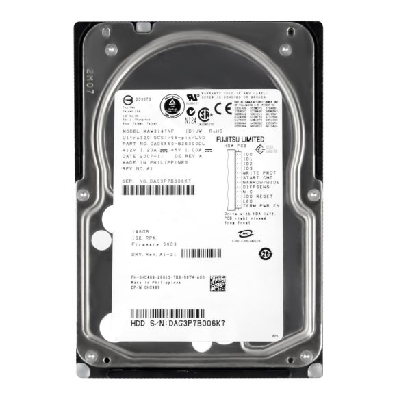 HDD DELL 0HC489 146GB 10K SCSI 3.5'' MAW3147NP