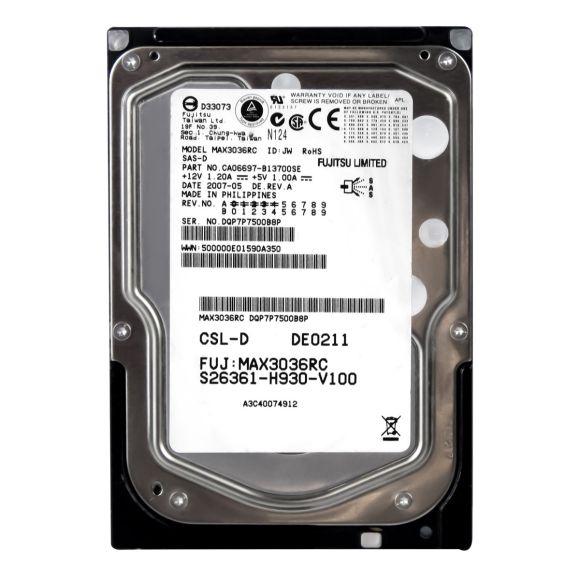 FUJITSU S26361-H930-V100 36GB 15K SAS