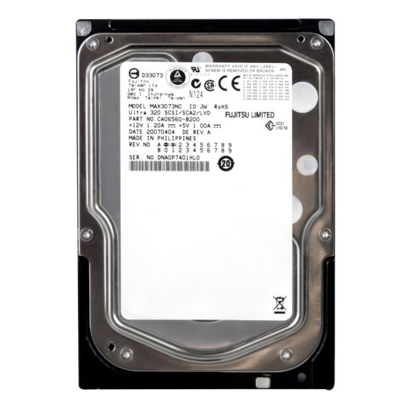 FUJITSU MAX3073NC 73GB 15K U320 80-PIN