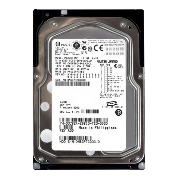 DELL 0GC824 146 GB SCSI 15.000 RPM 3.5