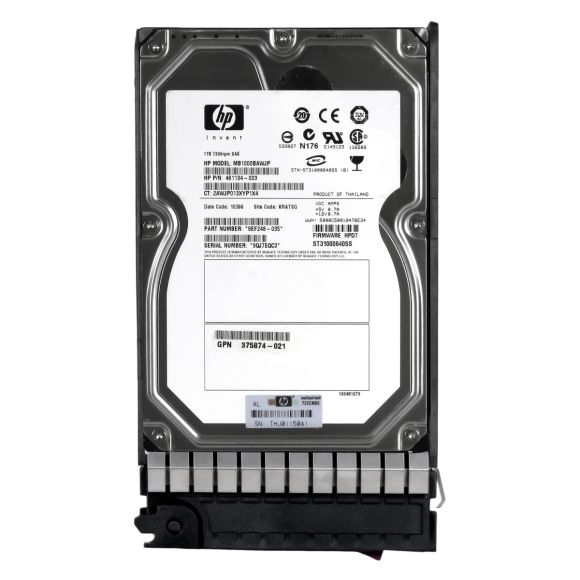 HP MB1000BAWJP 1TB 3G 7.2K SAS 3.5" 461134-003