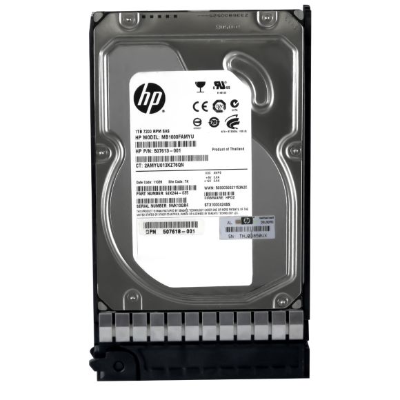 HP MB1000FAMYU 1TB 3.5" 6G DP SAS 7.2K 507613-001