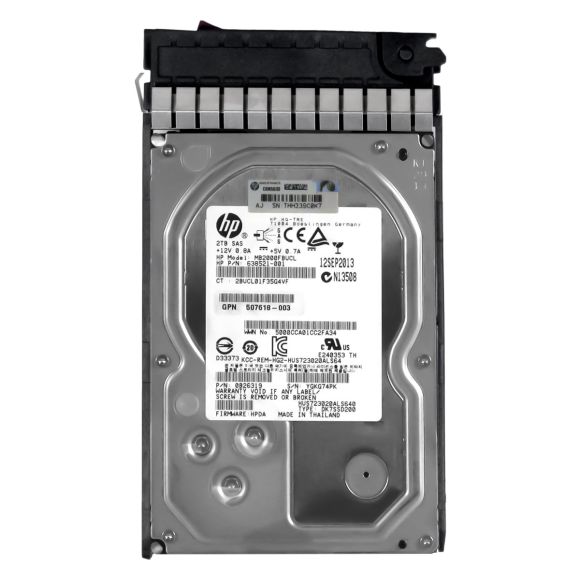 HP 638521-001 2TB SAS-2 7.2K 64MB 3.5'' MB2000FBUCL