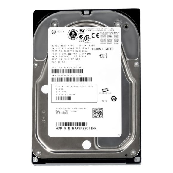 Dell 0XK111 146GB 15K SAS 3.5"