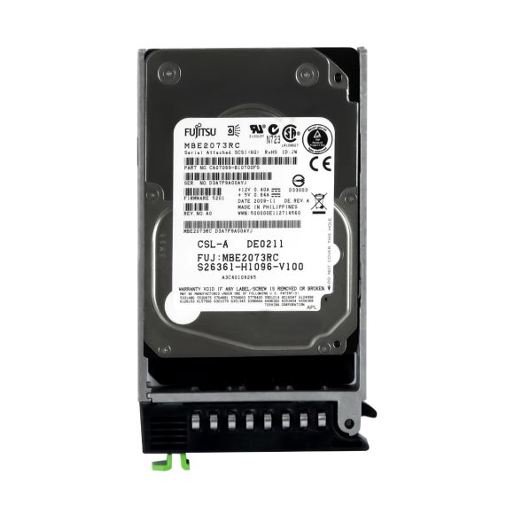 FUJITSU A3C40109265 73GB 15K 16MB SAS-2 2.5'' MBE2073RC