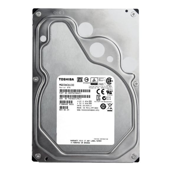 DYSK TOSHIBA 1TB SATA III 64MB 7.2k 3.5" MG03ACA100