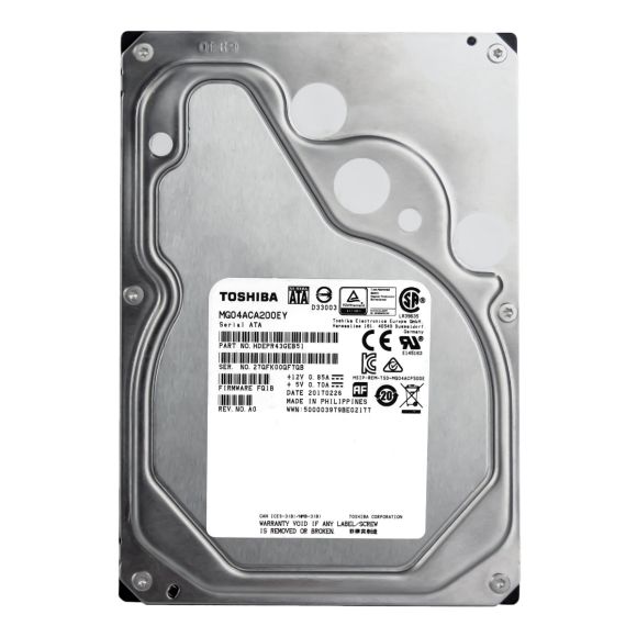 TOSHIBA MG04ACA200EY 2TB SATA 7200RPM 64MB 3.5 