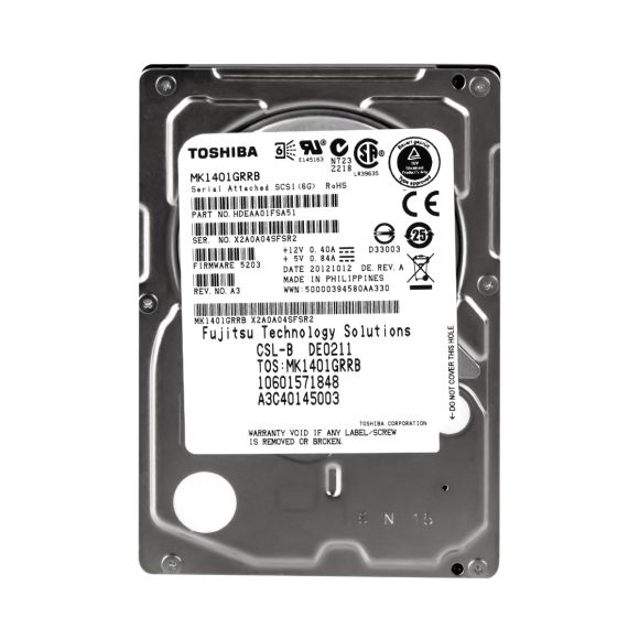 FUJITSU A3C40145003 146GB 6G SAS 2.5" 10601571848