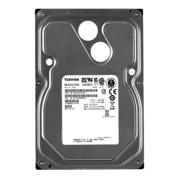 HDD TOSHIBA MK2002TSKB 2TB 7200RPM SATA 3.5" 