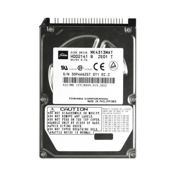 TOSHIBA 4.3GB 4.2K ATA 2.5'' MK4313MAT