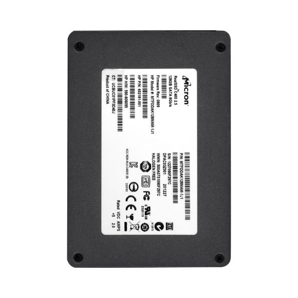 HP 652181-001 128GB MLC SATA III 2.5'' MTFDDAK128MAM-1J1