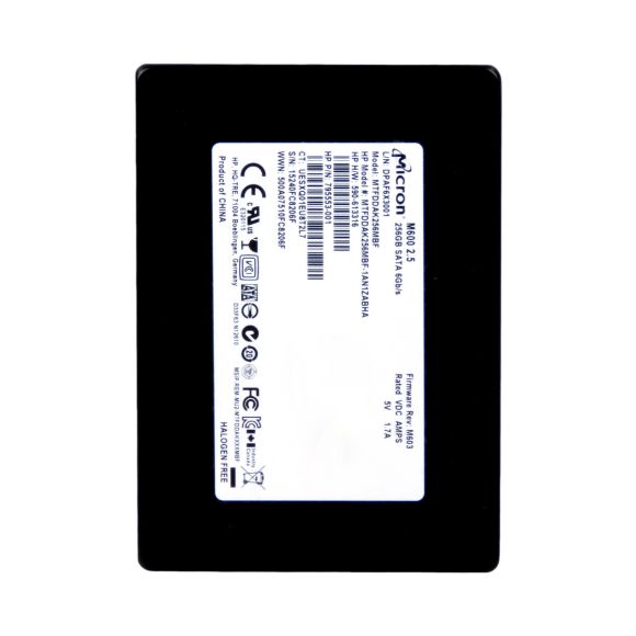 MICRON M600 256GB SATA III 2.5'' MTFDDAK256MBF 795553-001