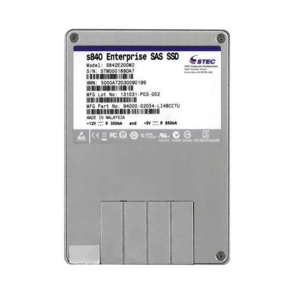 STEC S842E200M2 200GB s840 ENTERPRISE SAS SSD 2.5"