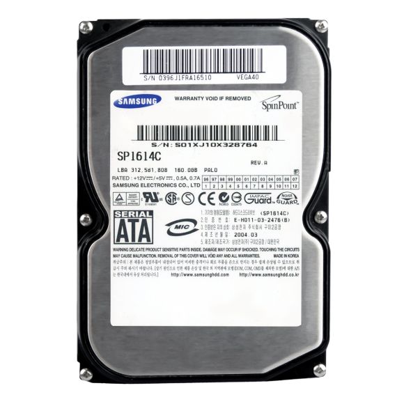 SAMSUNG SP1614C 160GB SATA 7200RPM 3.5''