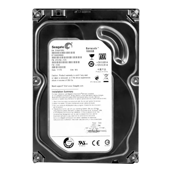 SEAGATE BARRACUDA 1TB 7.2K 32MB SATA II 3.5'' ST1000DM000