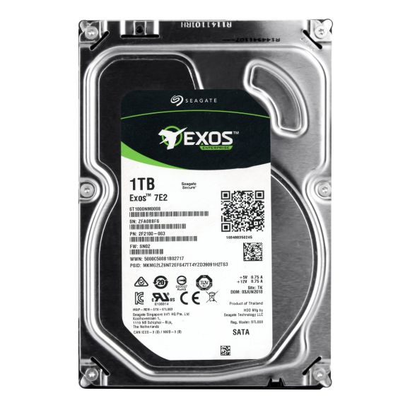 SEAGATE EXOS 7E2 1TB 7.2K 128MB SATA III 3.5'' ST1000NM0008